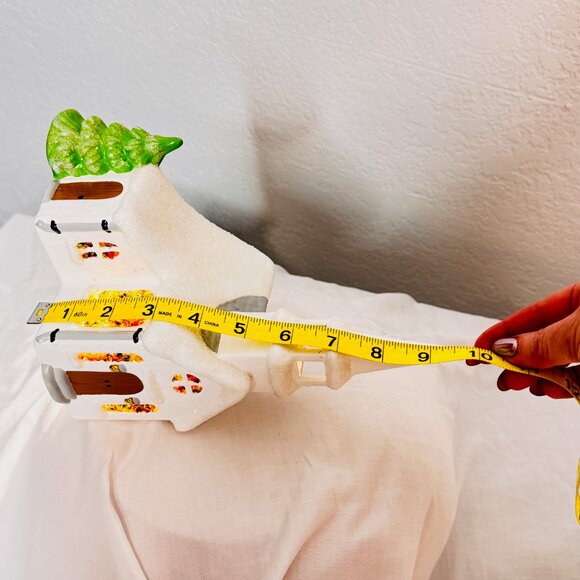 Vintage Lighted Snowy Church - Picture 11 of 12